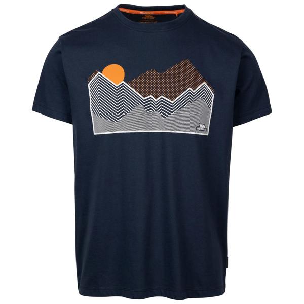 Trespass Mens Lisab Printed T-Shirt - Navy - 