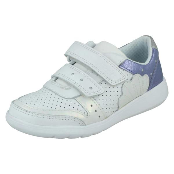 Clarks Girls Clarks Casual Trainers Scape Shell