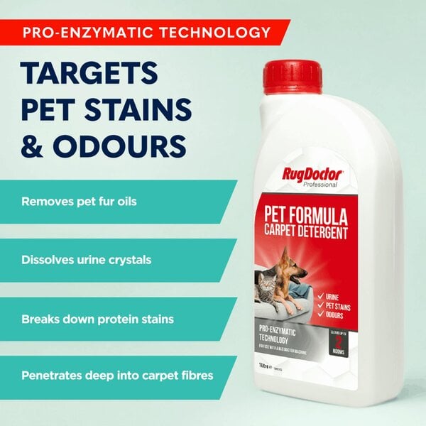Rug Doctor Pet Formula Carpet Detergent, 1 Litre