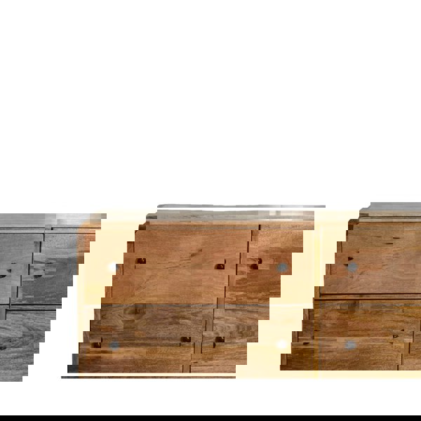 Artisan Furniture Large Curved Oak-ish Chest
