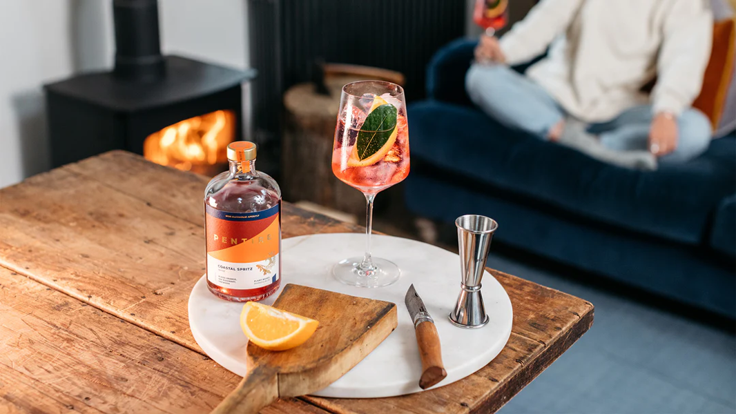Pentire Coastal Spritz Non Alcoholic, Low Calorie Spirit - 700ml