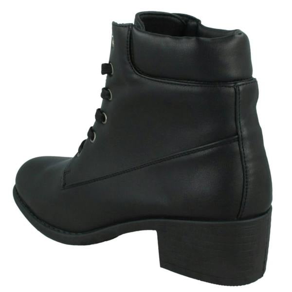 Spot On Ladies Spot On Lace Up Ankle Boot