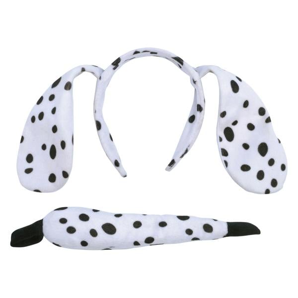Bristol Novelty Childrens/Kids Dalmatian Set - White/Black - 