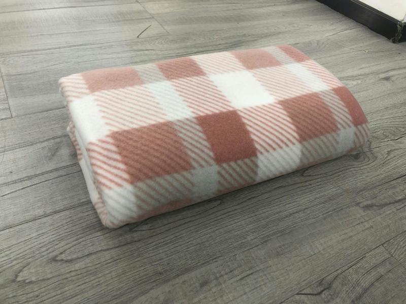 Velosso Cosy Fleece Soft Touch Blanket - Warm Bedding Winter Throw, Brown Fabric Printed Fleece