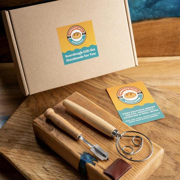 Sourdough By The Sea Sourdough Tools Gift Set - Lame & Danish Whisk