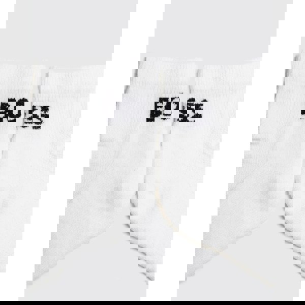 BOSS Orange AS Sport 2 Pack Mens Trainer Socks NOS - White 100