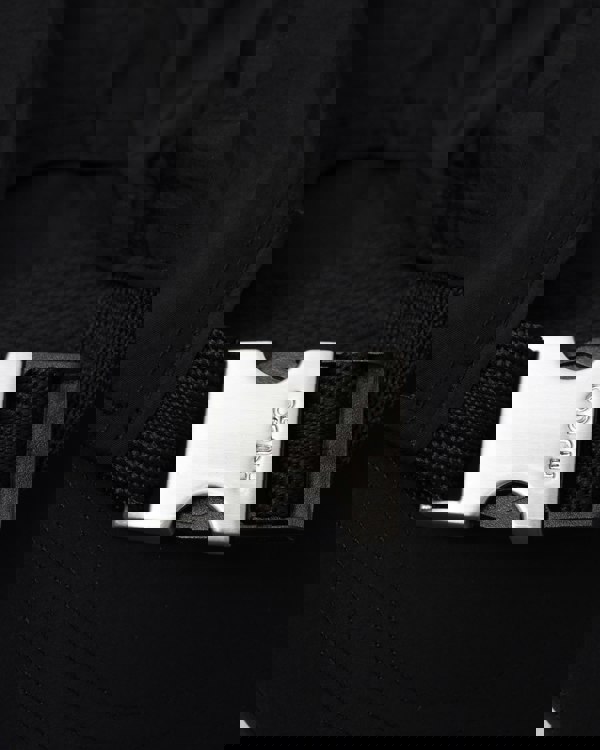 HUGO Mens Mett Baseball Cap - Black 001 buckle detail 2