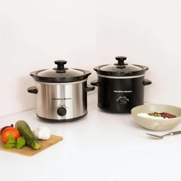 Hamilton Beach The Mighty Mini 1.8L Slow Cooker - Silver