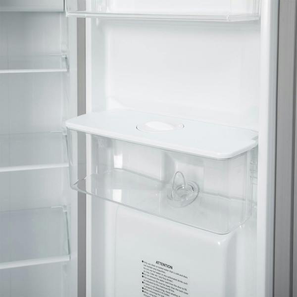 Willow 430L American Style Fridge Freezer WSBS84DS - Silver