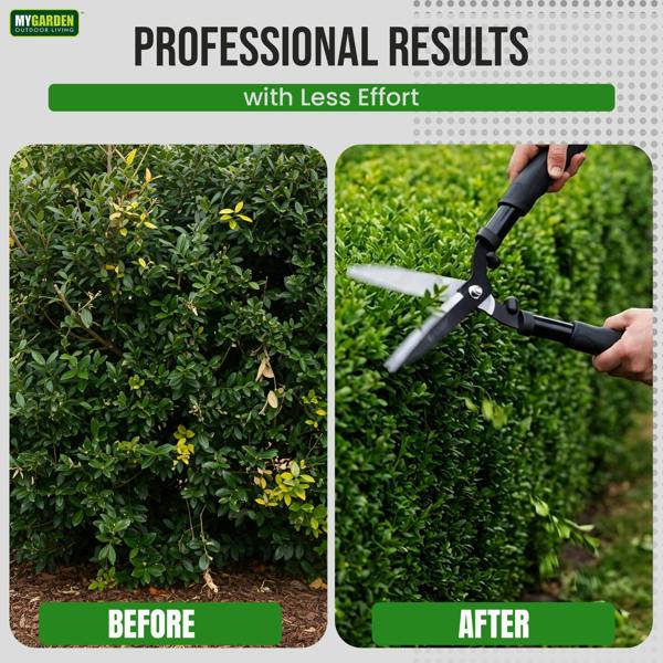 My Garden Outdoor Living My Garden Hedge Shears Carbon Steel Gardening Shears for Precision Cutting - Lightweight Garden Shear with Ergonomic Handle