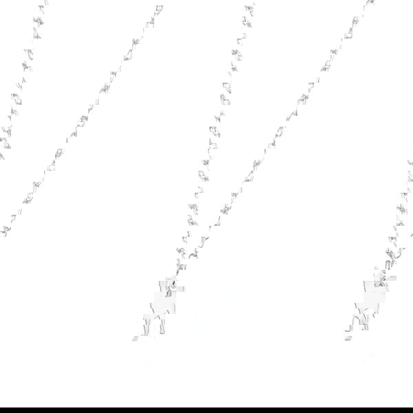 Mylee London Norwegian Buhunds Silhouette Silver Necklace - Personalised