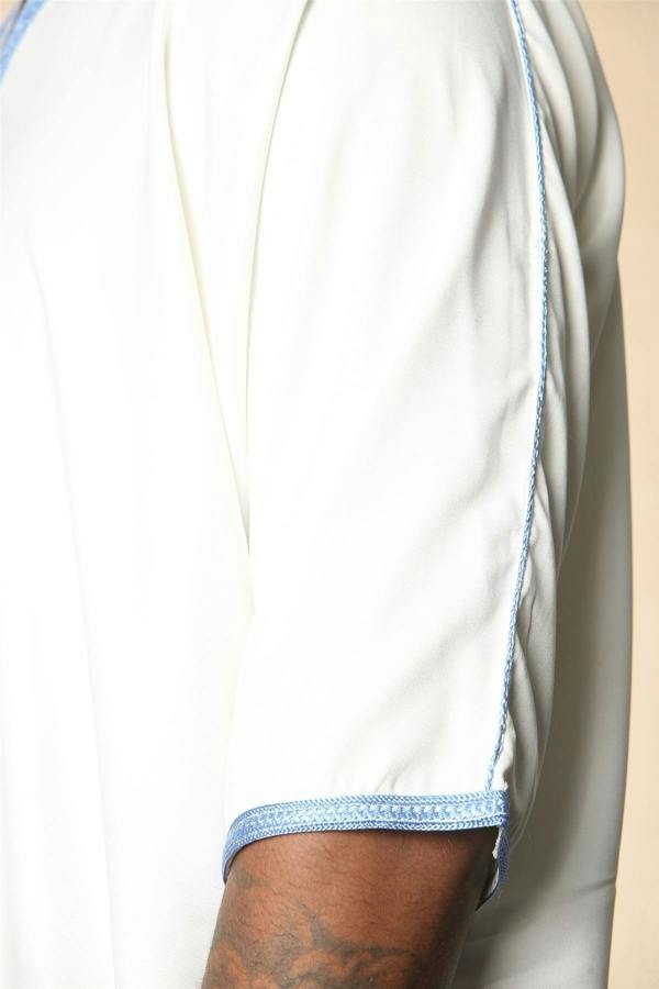 Infinity Leather Men's Moroccan Thobe Djellaba Jubba Robe Eid