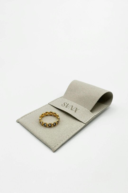 SVNX The 'Atlas' Ring in Gold and Blue