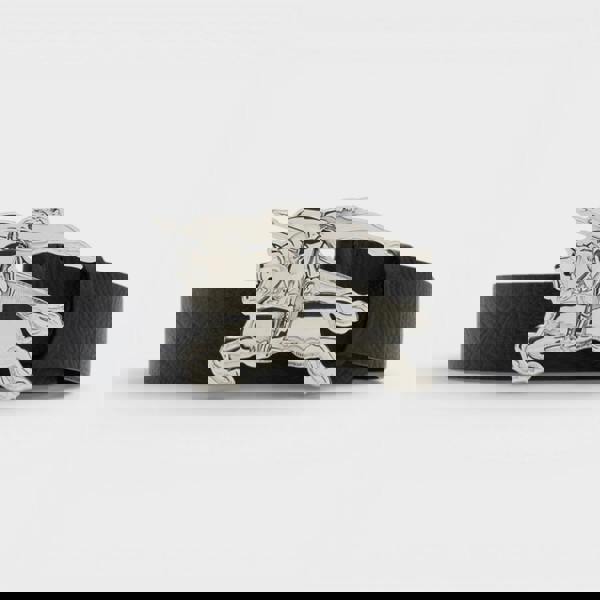 Burberry Leather Knight Buckle 30mm Belt Black