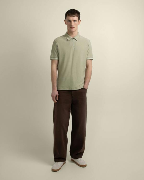 Larsson & Co Odin - Textured Polo Shirt