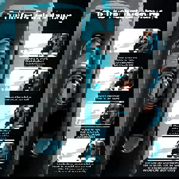 Traderight Cordless Reciprocating Saw Set For Wood Metal 2 Battery Safety Goggle