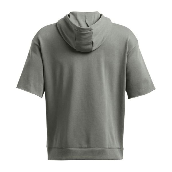 Under Armour Mens Project Rock Graphic Print Relaxed Fit Drawstring Hoodie - Green - 
