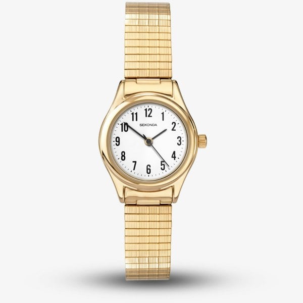 Sekonda Easy Reader Gold Plated Expandable Watch 4602