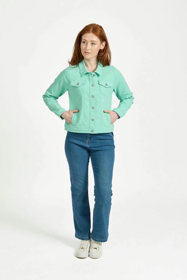 Mudflower Coloured Denim Jacket