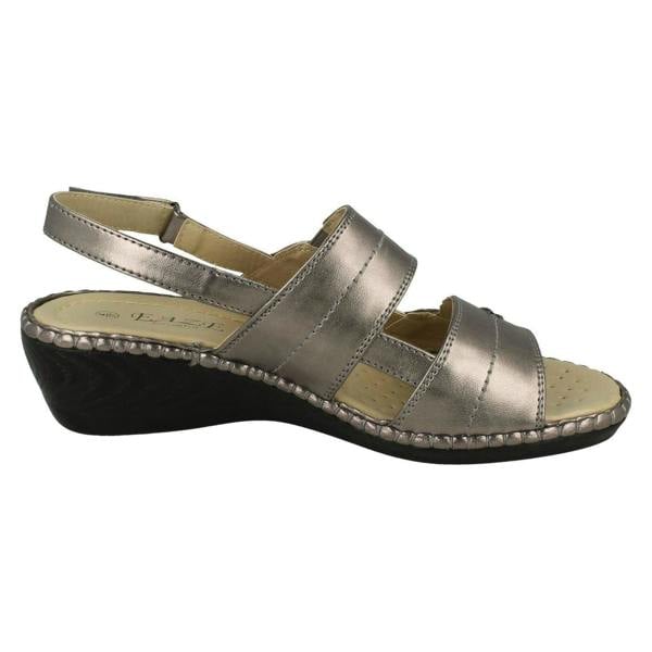 Eaze Ladies Eaze Casual Open Toe Sandals