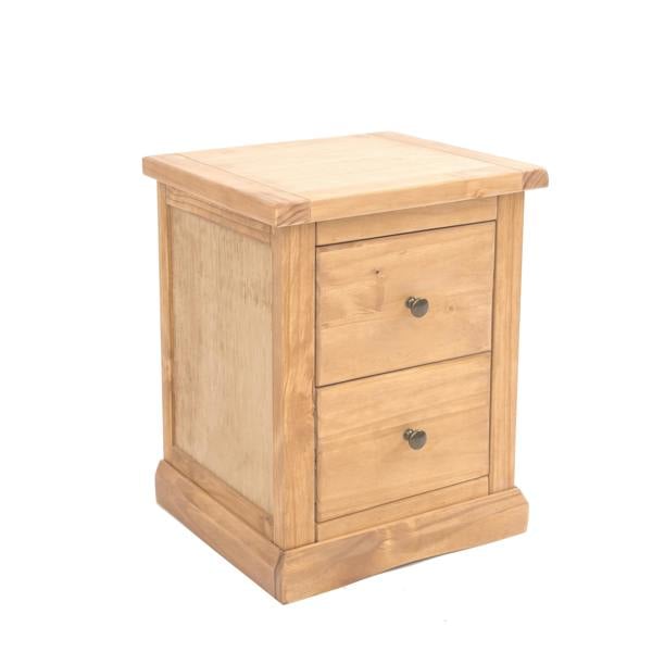 Cabinet Bits Lucca 2 Drawer Bedside Table