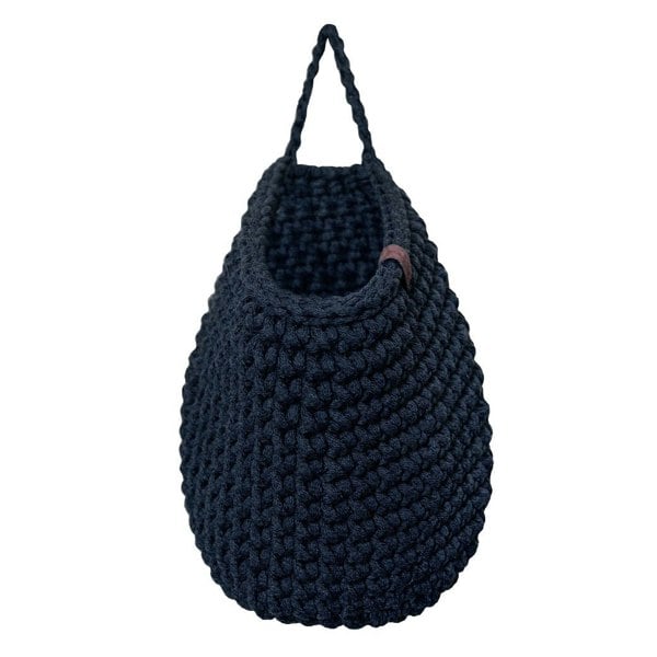 Zuri House Crochet hanging bags | NAVY BLUE