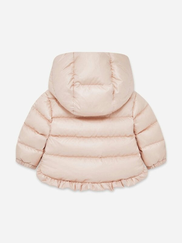 Moncler Enfant Baby Girls Down Padded Tazui Jacket in Pink