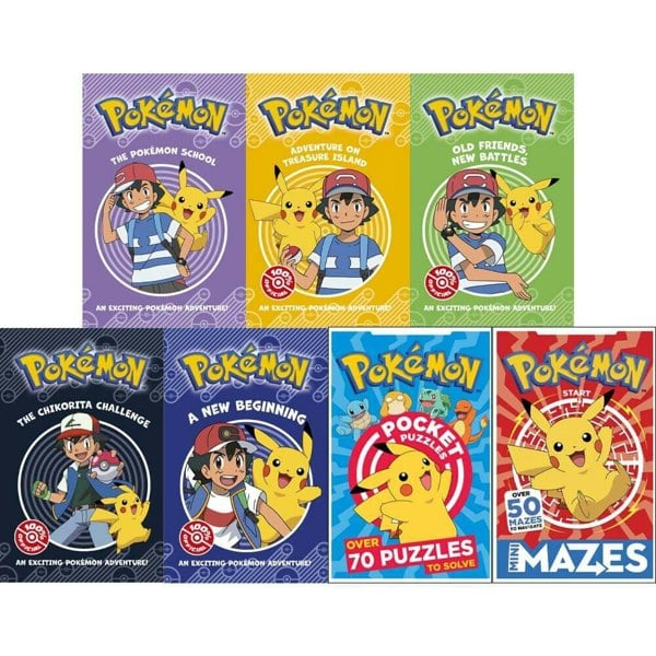 The Official Pokemon Super Collection 15 Books Set - Ash Big Challenge, Pokemon Peril & Many More