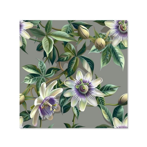 Warren Reed - Designer Passion Flowers Kitchen Splashback