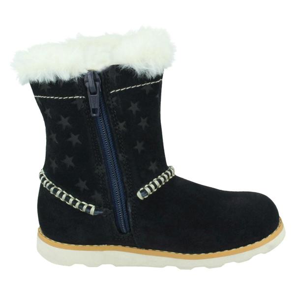 Clarks Girls Clarks Casual Warmlined Boots Crown Piper