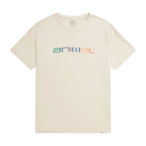Animal Womens/Ladies Leena Organic Cotton Boxy T-Shirt - Off White - 