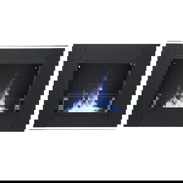 43'' W Surface Wall Mounted Bio-Ethanol Fireplace Black Fireplaces Living and Home