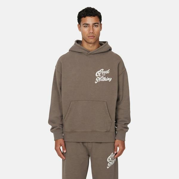 Good For Nothing  Fawn Relaxed Hoodie - Fawn Image 1