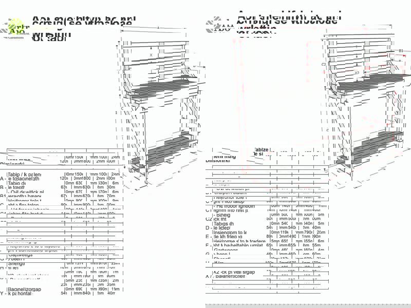 Acorn kiln-dried wooden workbench with back panel, ideal for workshops and garages