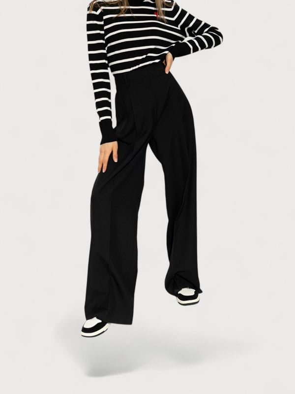 Amiri Skel Low Top Mule Shearling Black Wmns