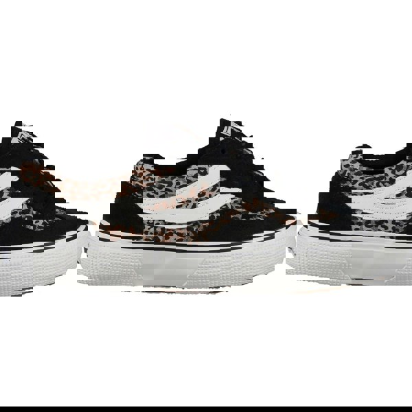 Superga 2941 Revolley Leopard Women's Trainers - Black/Micro Leopard