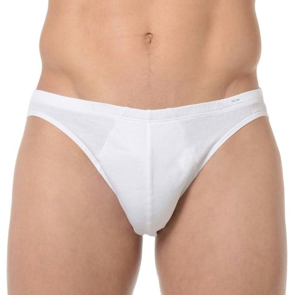 Hom Premium Cotton Comfort Micro Brief, White