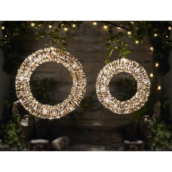 MySmartBuy GoldTwist Wreath 50cm LV