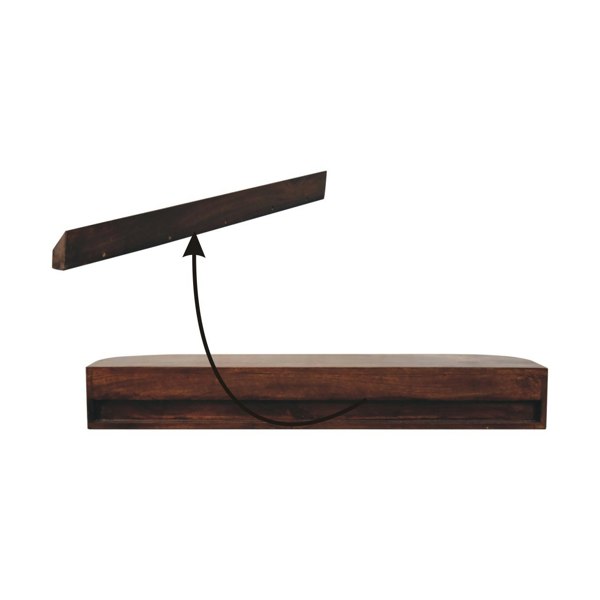 Artisan Furniture Lunar 2 Drawer Wall Mounted Chestnut Console