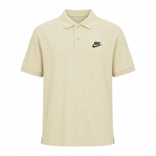 Nike Mens Sportswear Matchup Beige Polo Shirt