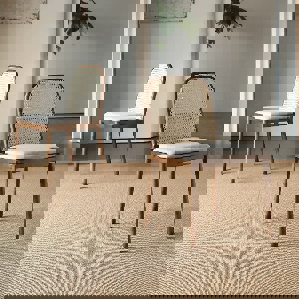 Lucile Rattan Dining Chair, Ash Wood-Rit Concept-Rit Concept