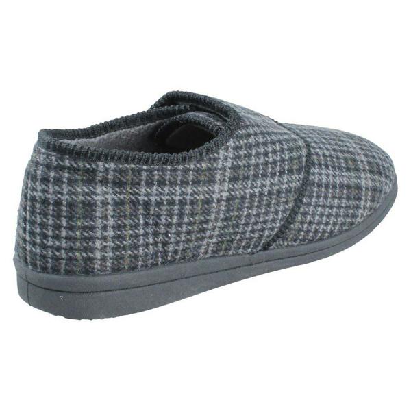 Padders Mens Padders Memory Foam Slippers James II