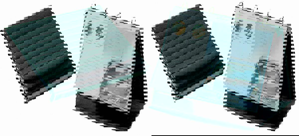 Durable DURASTAR Table Flipchart Stand Presentation Ring Binder | A4 Landscape