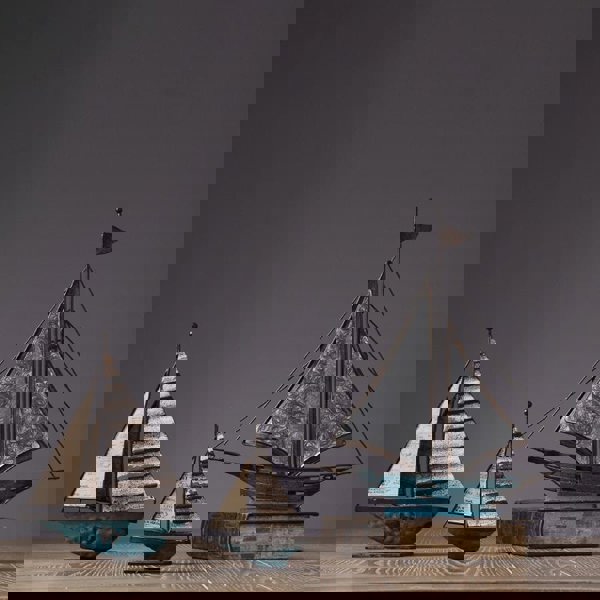 Decoration: A Set Of Three Sailboats-Weilai Concept-Weilai Concept