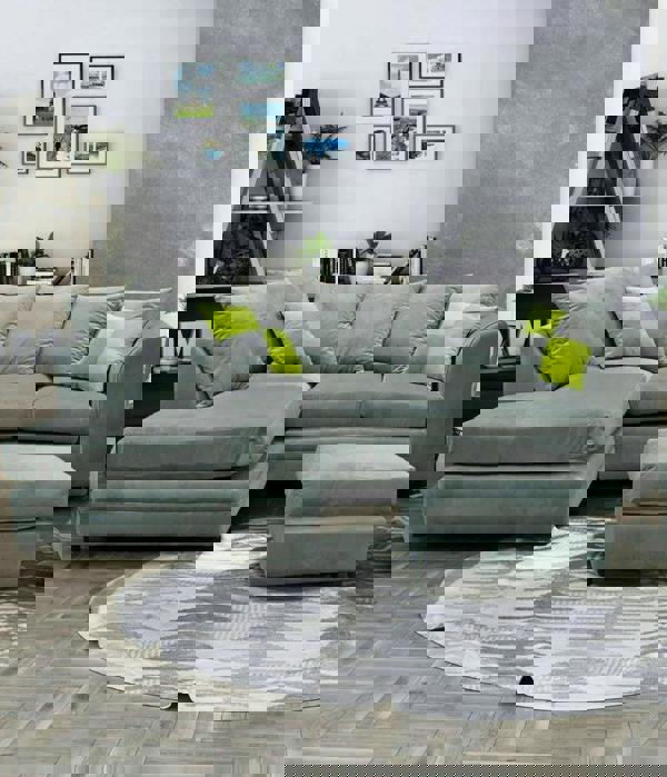 Sofa Scene Chicago Plush Velvet Sofa Range