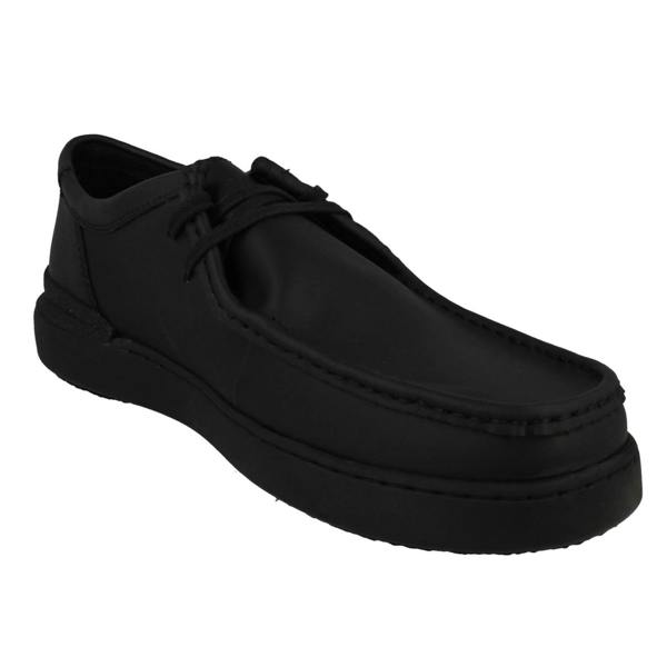 Clarks Mens Clarks Moccasin Detailed Lace Up Shoes Court Lite Wally