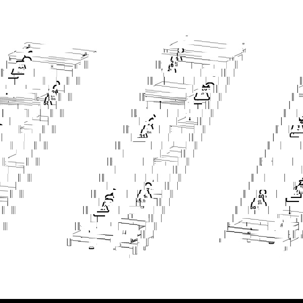 Furniture To Go Barcelona Wardrobe with 2 doors + 1 mirror door + 2 drawers White