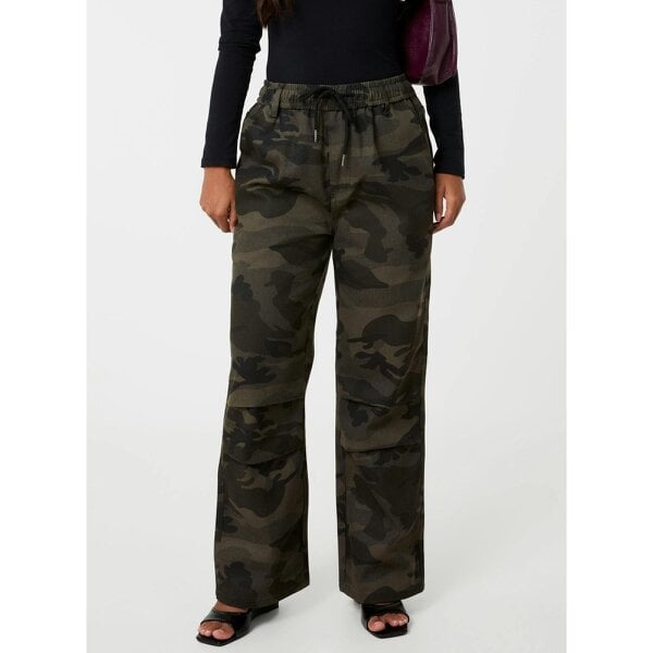 Pink Vanilla Camo Drawstring Trousers