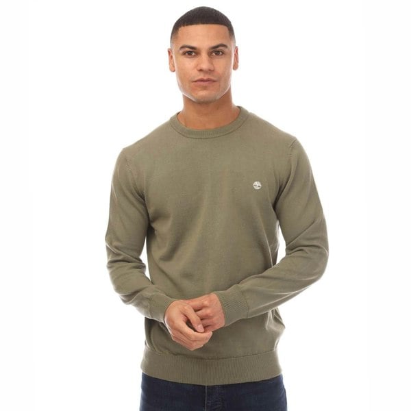 Timberland Mens Williams River Kennebec Cotton Sweatshirt - Khaki Green