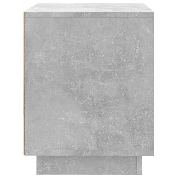 Berkfield Bedside Cabinet Concrete Grey 44x35x45 cm Engineered Wood